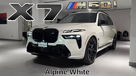 FIRST LOOK! 2026 BMW X7 M60i Alpine White on Black #bmw #x7 #g07 