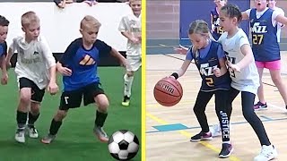 ⚽️Tayden's NEW Soccer Team and Nikoi's 2nd Basketball Game of 2018!🏀