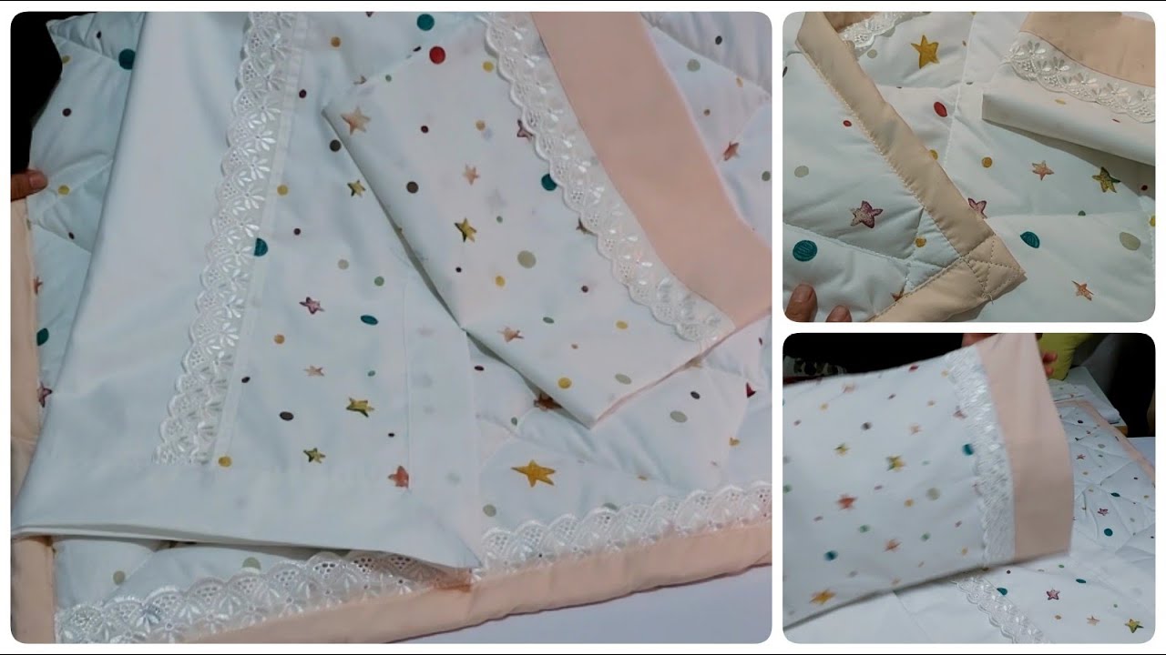 شغل يديك بطريقة المحترفين..فراش بيبي ومستلزماته trousseau bébé DIY🥰👍