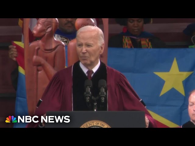 Biden gives commencement speech at Morehouse College