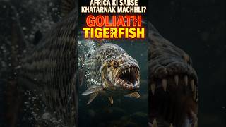 Sabse Dangerous Fish Goliath Tigerfish 😱 1 Bite Mein Aadmi Ko Maar Sakta Hai 🔥