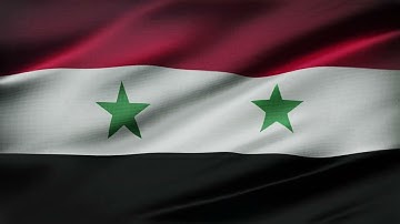 🚩Syria  Flag Waving  | GREEN SCREEN & CHROMA MATTE🚩