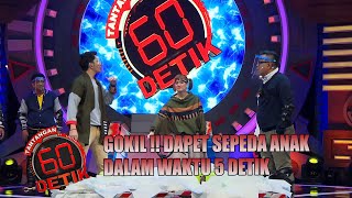Gokil ! Abdel Ambil Sepeda di 5 Detik Terakhir Mau Selesai  | Tantangan 60 Detik