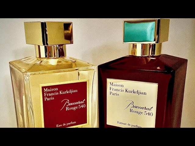 MFK Baccarat Rouge 540 edp VS extrait - YouTube