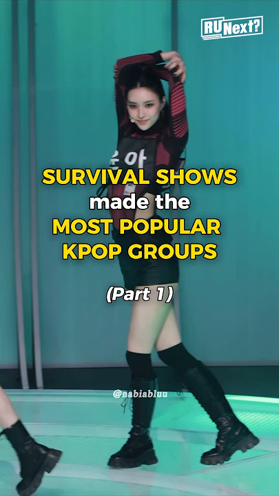 SUCCESSFUL GROUPS from SURVIVAL SHOWS #kpop #momoland #illit #enhypen #skz #zb1 #kep1er #mnet #a2k