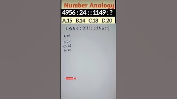 Number Analogy Reasoning Short Tricks #reasoning #shorttricks #rrbntpc #rrb #ssccgl #rrbgd #sscchsl