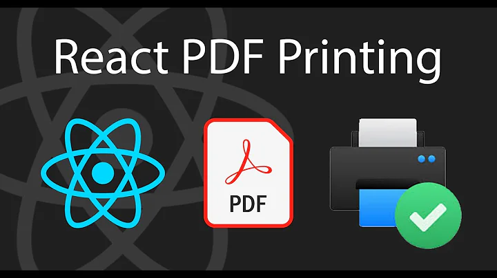 React to PDF Printing | React Tutorial