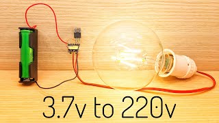 How To Make Simple Inverter 3.7v To 220v With IRF3205, No IC | D.Electric