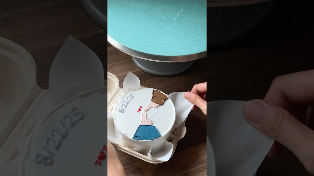 From a blank canvas to a sweet little masterpiece 🎨✨