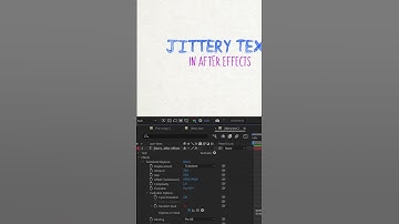 Jittery Text in After Effects (Simple Tutorial)