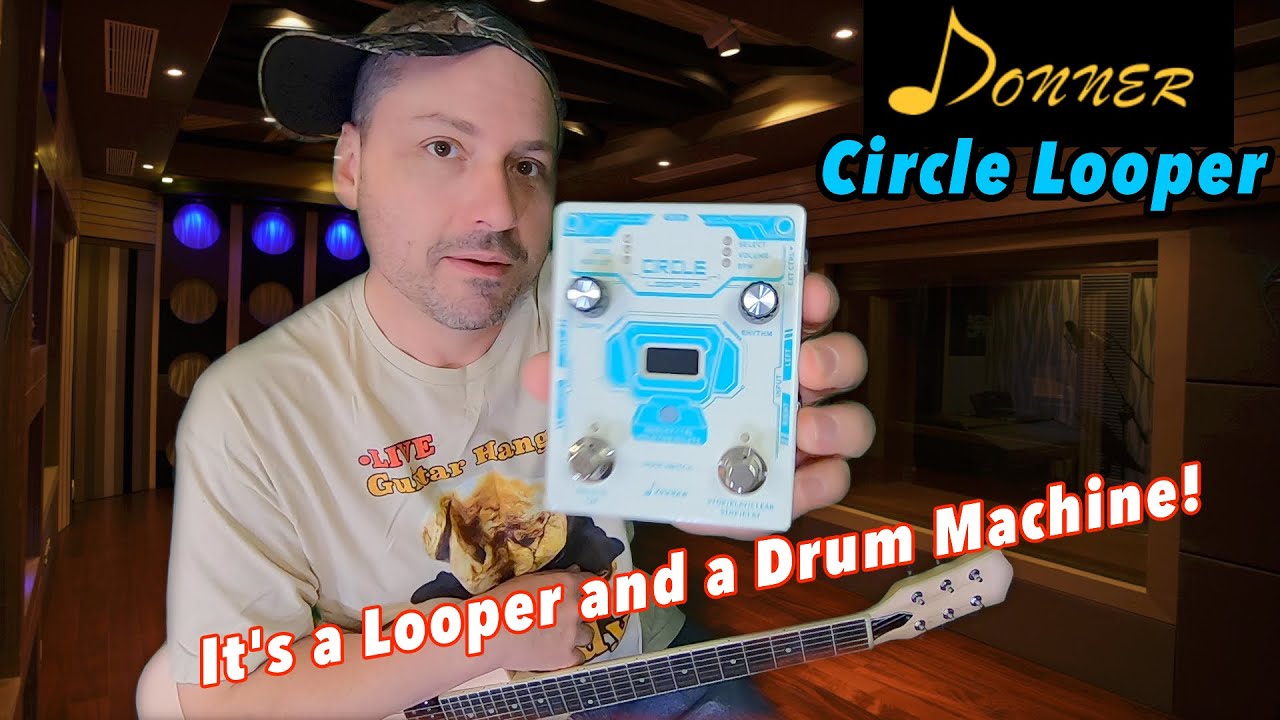 Glamour regalo egipcio Donner Looper Pedal Drum Machine - The Circle Looper - YouTube