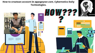 How to create an account in appsgeyser.com. Cybernetics Daily Technologies.