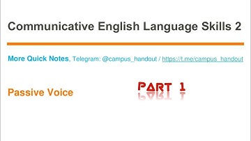 Communicative English Language Skills 2| Chapter 1 Part 1