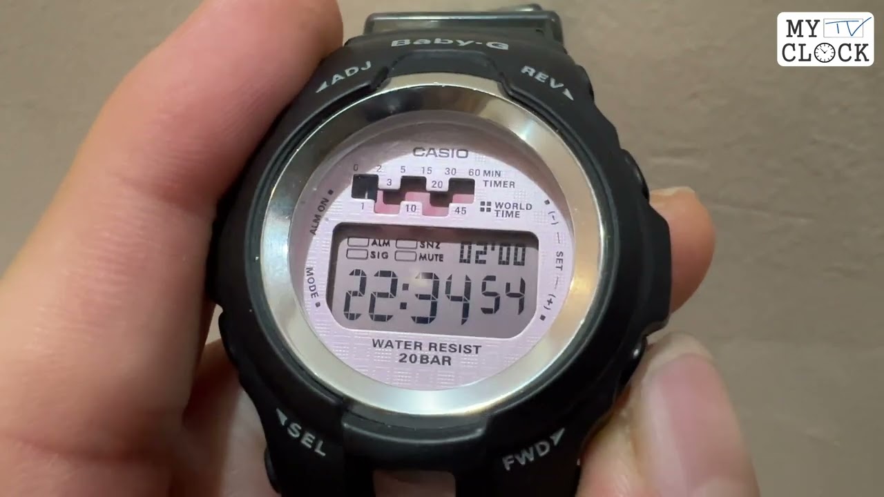 カシオ Casio Puppy's Garden Baby G Shock Watch 41mm BG-1001PP 3035
