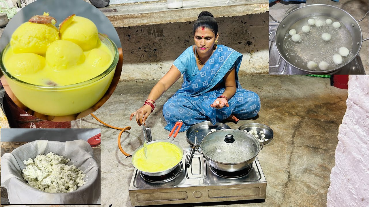 (Rasmalai recipe) जब सिर्फ दूध और चीनी से घर में बन जाये/तो बाजार से क्यों लाएं❤️Rasmalai Recipe