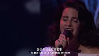 Video thumbnail of "【Live】Lana Del Rey - National Anthem (Itunes Festival 2012 Live)｜中文字幕"