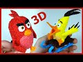 Энгри Бердз КОРМУШКА. Бомб, Чак, Ред. 3Д ручка. Angry Birds. 3D Pen