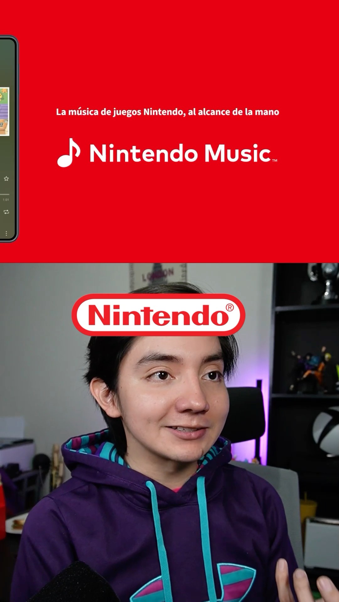 Nintendo ha sacado un Spotify ?? #shorts