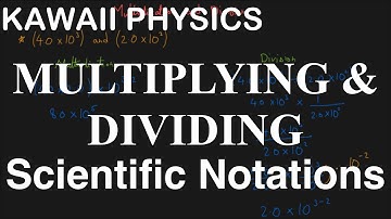 Arithmetic Operations for Scientific Notations | Multiplication and Division