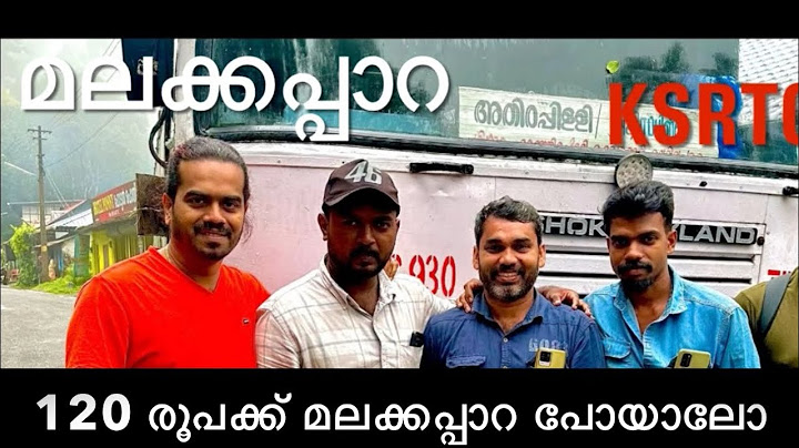 Malakkappara KSRTC | ആനയുടെ മുന്നിൽ പെട്ടുപോയി | Chalakkudy To Malakkappara+Monsoon+Rain+KSRTC Uff..
