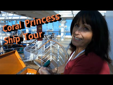 Coral Princess Ship Tour - A look around the ship from Deck 5 to Deck 16 Video Thumbnail