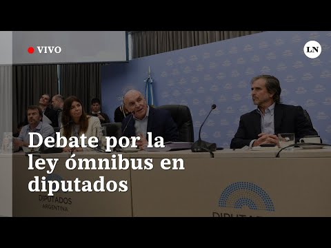 EN VIVO | Debate por la ley ómnibus en el Congreso - YouTube