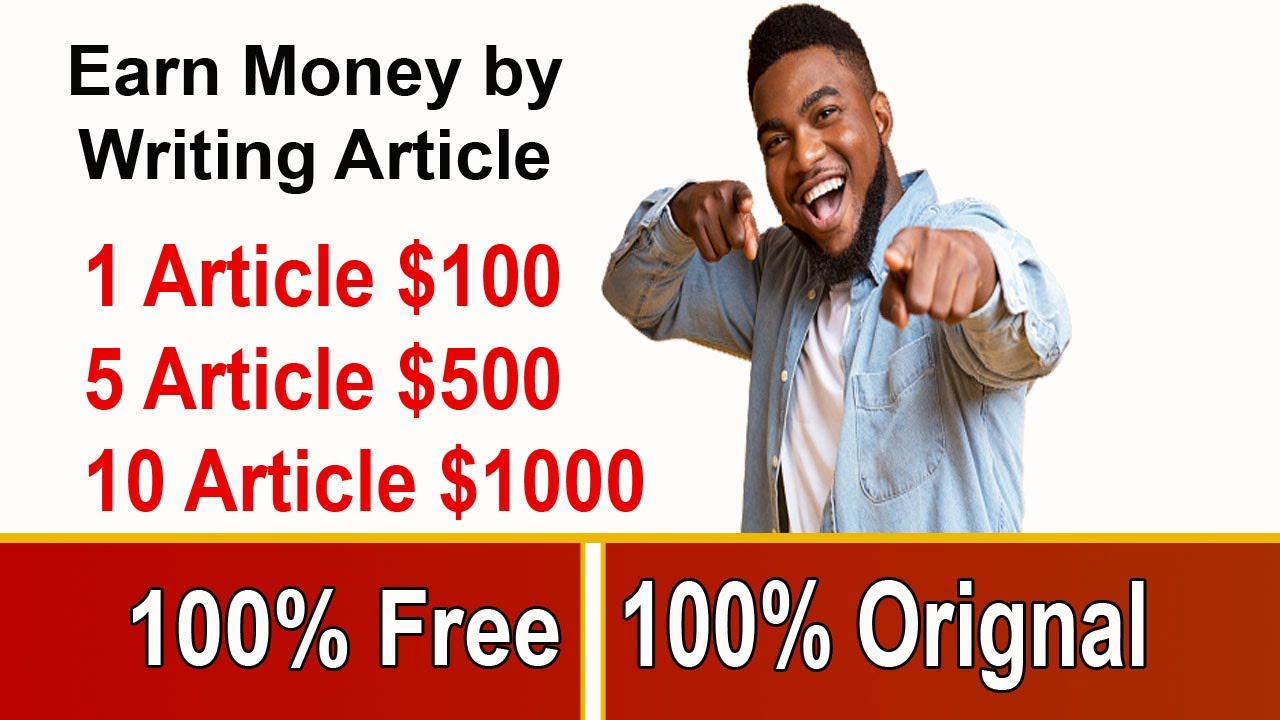 Earn Money by Writing Article | Kamao $100 Simple Article Likh k