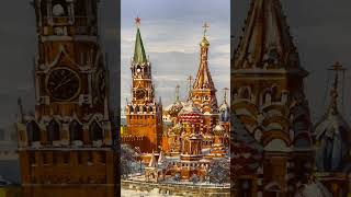 Картина маслом на холсте «Москва. Храм Василия Блаженного» 50х70