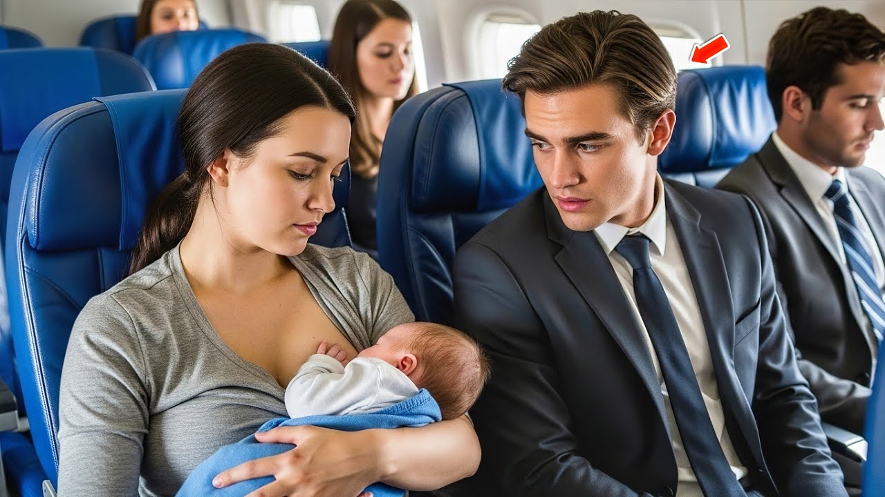 On the Plane, the Millionaire’s Baby Wouldn’t Stop Crying — Then a Single Mother Did the Unthinkable