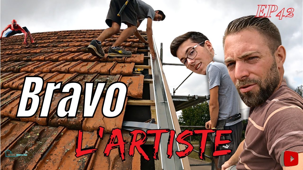 Incroyable travail de zinc. Création d'un couloir EP42