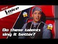 TOP 10 | BEST auditions with a COACH SONG in The Voice Kids