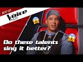 TOP 10 | BEST auditions with a COACH SONG  in The Voice Kids