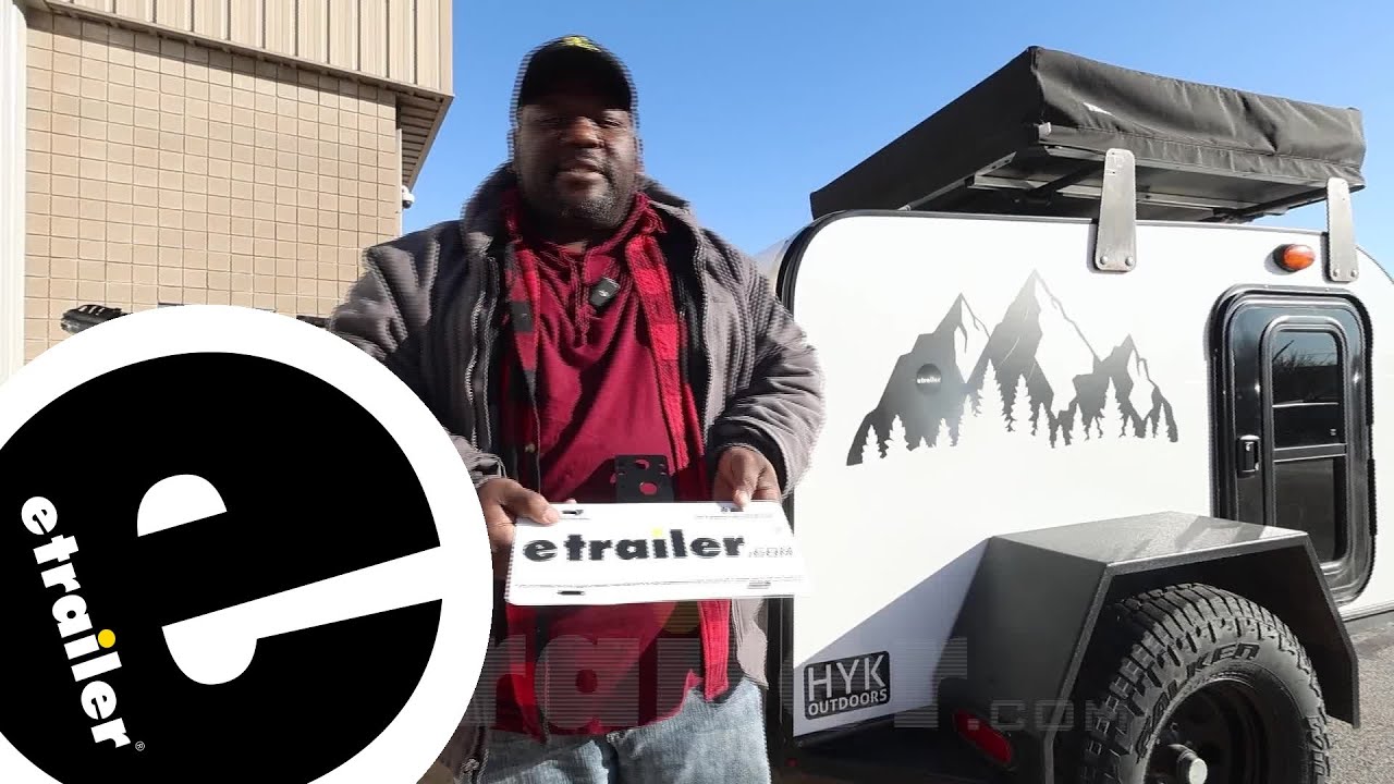 etrailer | A Closer Look at the Optronics Bracket for License Plate Light