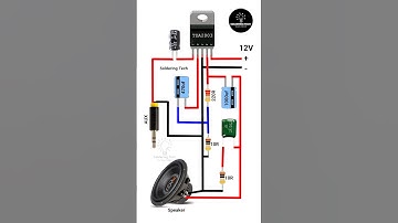 TDA 2003 ic amplifier | Amplifier #shorts #diy #amplifier