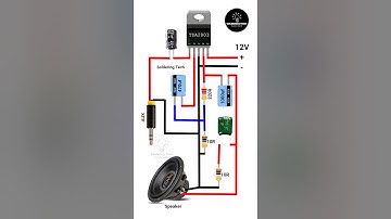 TDA 2003 ic amplifier | Amplifier #shorts #diy #amplifier