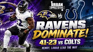 Ravens vs. Colts Recap: Lamar Jackson, Derrick Henry Dominate in 41-23 Win