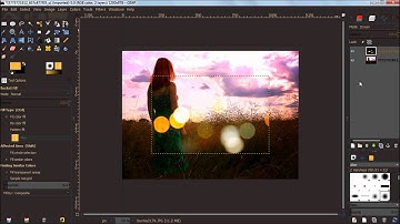 How to Add Bokeh Effect in Gimp! -CISE Arts
