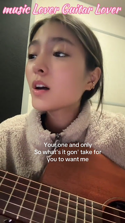 Number one girl- Rose 🌹/cover by Sally kim 🩷#subscribe #youtube #shorts #guitar #cover #tiktok