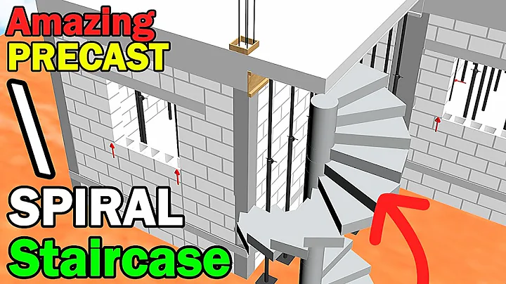 Spiral Staircase Construction (How to do Precast Staircase)