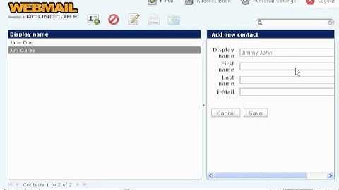 How to manage your address book in RoundCube - Canadian Web Hosting