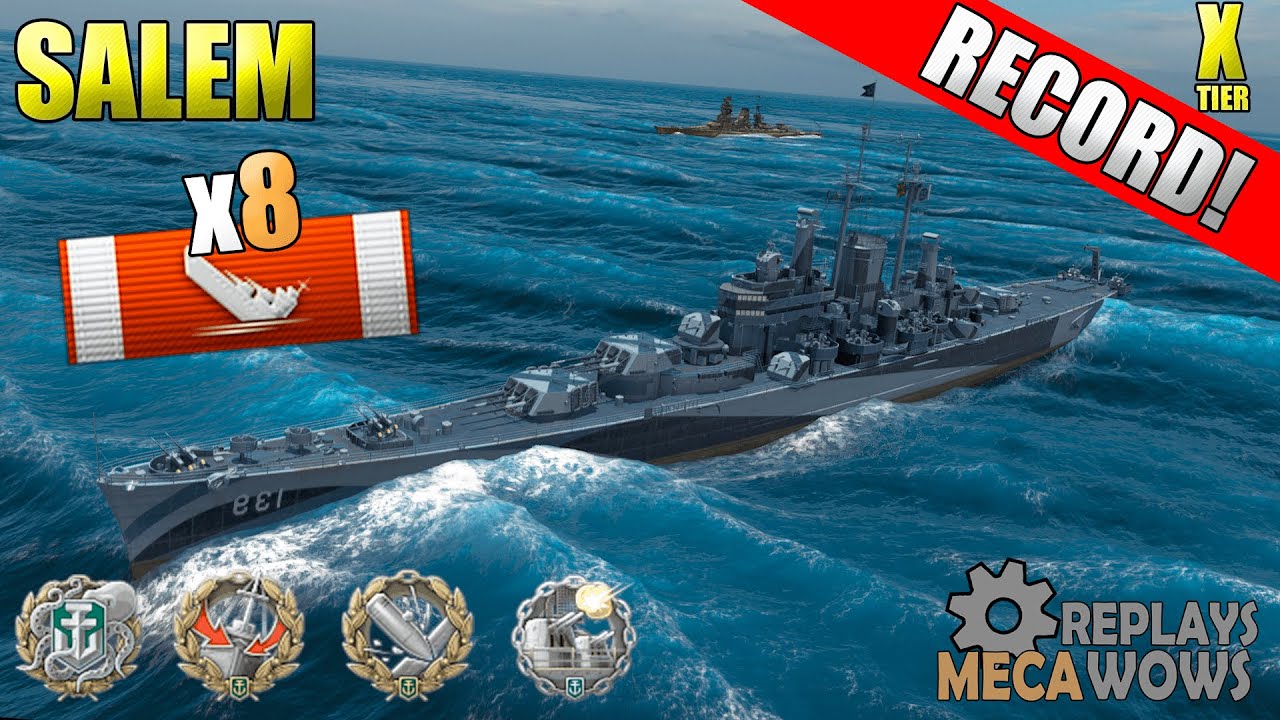 AWESOME Salem 8 Kills & 241K Damage | World of Warships Gameplay Replay