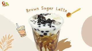 Easy steps for Brown Sugar Latte 黑糖波霸髒髒奶