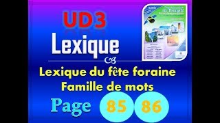 pour communiquer en français 5aep page 85 86 UD3 Lexique p 85 86