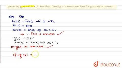 Consider a function `f : [0, pi/2] rarr R` given by f(x) = sin x and |Class 12 MATH | Doubtnut