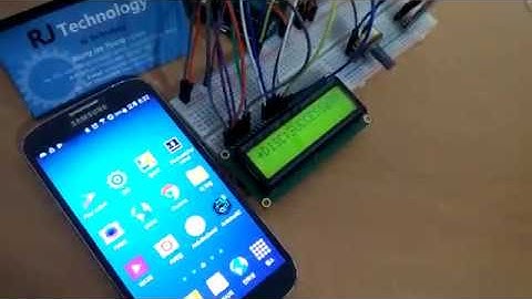 Arduino Uno 로 HC-06 블루투스 슬레이브 모듈을 사용해 스마트폰으로 1602 LCD에 문자 전송해 보기