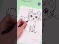 🤩 Yay! Let’s Learn How to Draw a Cute Kitty Together! 🐱🌈❤️