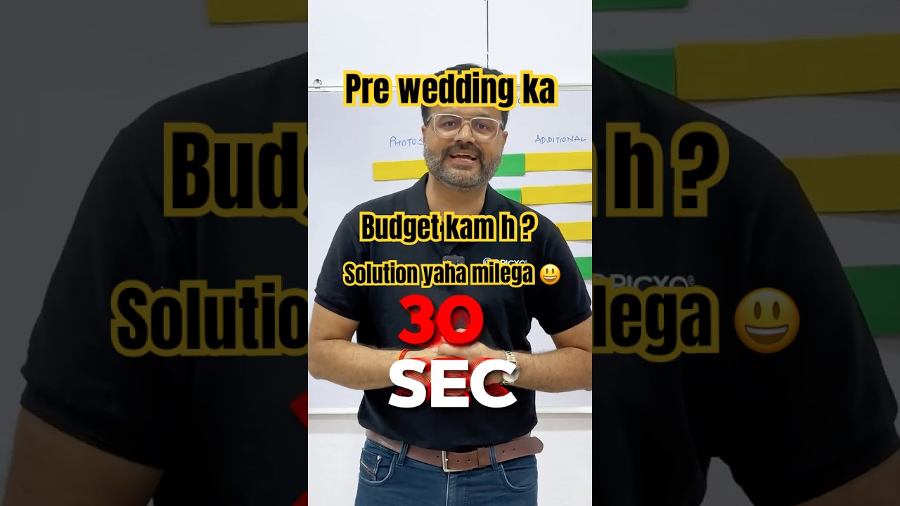 Confused about pre wedding budget | 