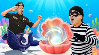 Mermaid Police Song for Kids | Nursery Rhymes | TigiBoo