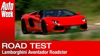 Lamborghini Aventador Roadster roadtest - English subtitled