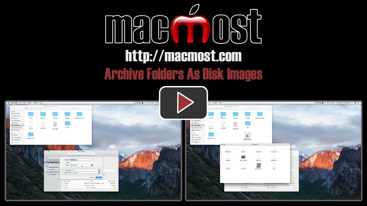 Archive Folders As Disk Images (#1247) - YouTube